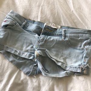 Hollister Light Wash Jean Shorts